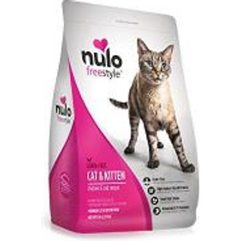 Nulo Adult & Kitten Grain Dry Cat Food With Bc30 Probiotic chicken 5lb Bag