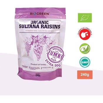 Biogreen Organic Sultana Raisins Pouch