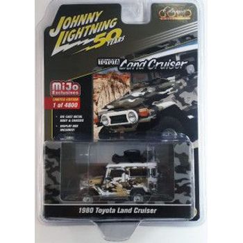 Johnny Lightning 1980 Toyota Land Cruiser Camouflage Diecast Car