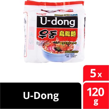 Samyang Korean Instant Noodle Udong 5 x 120g