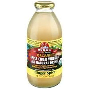 Bragg Organic Ginger Spice Apple Cider Vinegar Drink16oz 12 Per Case