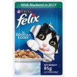 Purina Felix Mackerel with Jelly Adult Cat Wet Food 85gm