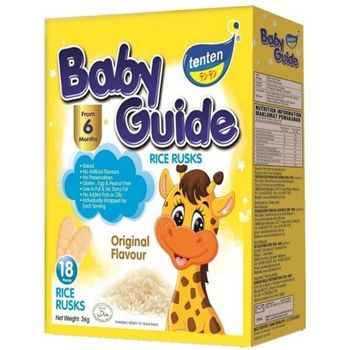 Tenten Baby Guide Rice Rusks 36g