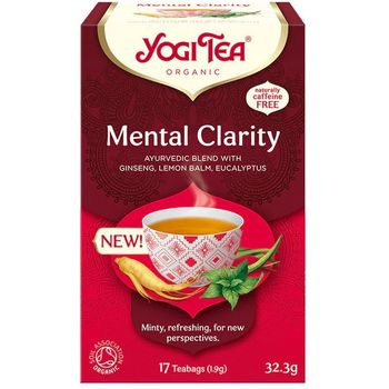 Yogi Tea - Ayurvedic Blend, Organic Mental Clarity Tea (17 teabags)