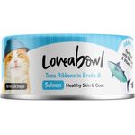 Loveabowl Cat Canned Food Tuna Ribbons With Salmon In Broth 70g