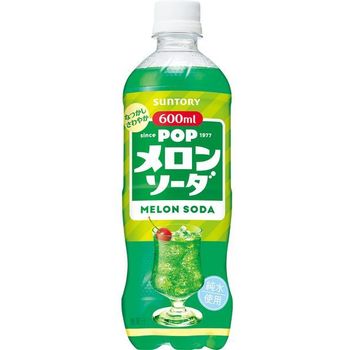 Suntory Pop Melon Soda 600ml