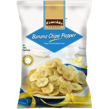Kemchho Namkeen Banana Chips Pepper 270g