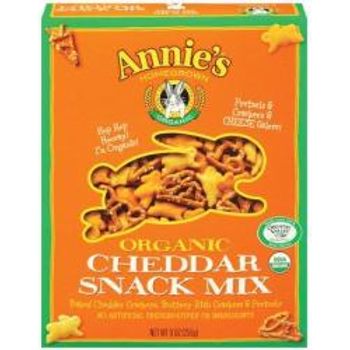 Annie's Homegrown Snack Mix Bunny Chdr Org 255g