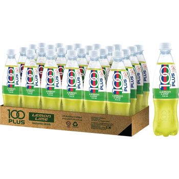 100 Plus Lemon Lime 24 x 500ml