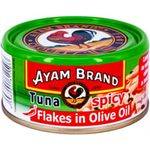 Ayam Brand Tuna Flake Spicy In Olive Oil 150g