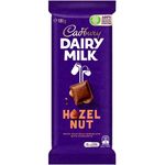Cadbury Dairy Milk Hazelnut Milk Chocolate Block 180g
