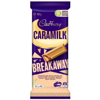 Cadbury Caramilk Breakaway Chocolate Block 180g