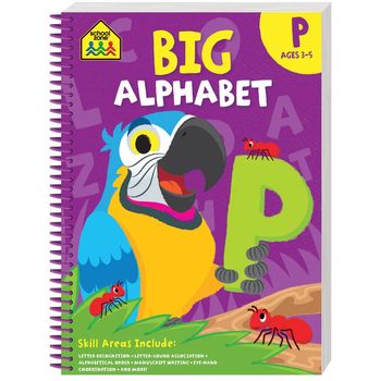 School Zone Big Spiro Workbook Alphabet P