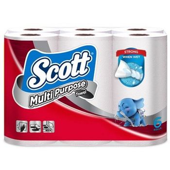 Scott Multi Purpose Kitchen Towel 6 Rolls 600g