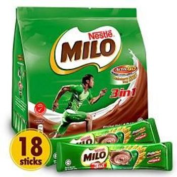 Milo 3in1 Activ-Go Mixes 18's&nbsp;x&nbsp;33g
