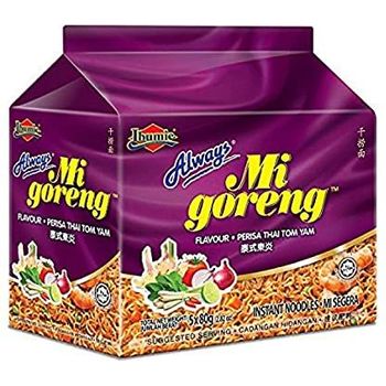 Ibumie Always Mi Goreng Thai Tom Yam Flavour 5 x 80g