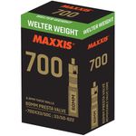 Maxxis Tube Welterweight 700 x 33 50C 60mm Presta Valve 0.8mm