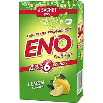 Eno Fruit Salt Lemon Flavoured 48 Sachets x 4.3g