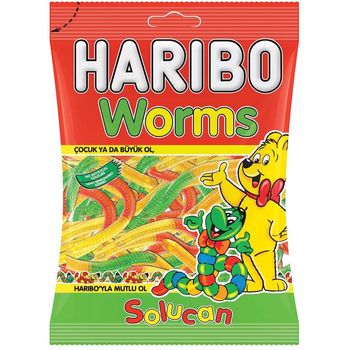 Haribo Fizz Jelly Worms 160g