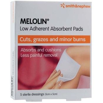 Smith And Nephew Melolin Absorbent Dressing 5cm 5pcs