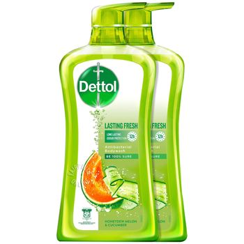 Dettol Antibacterial Phbalanced Body Wash Lasting Fresh 2 x 950ml