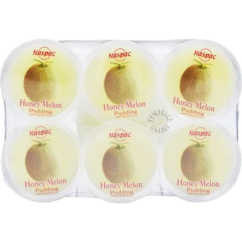 Naspac Pudding With Nata De Coco Cup Honey Melon