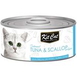 Kit Cat Toppers Tuna & Scallop Scallop Wet Food For Cats 80g