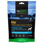 Nutripe Dog Raw Freeze Dried Treats Toppers Immune Care 50g