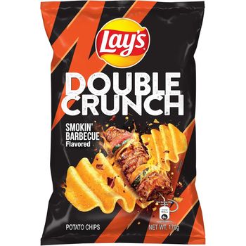 Lay’s Double Crunch Smoking Barbecue Potato Chips 170g