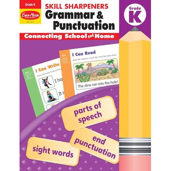 Evan-Moor Educational Publishers Skill Sharpeners Grammar And Punctuation Activity Book Grade K