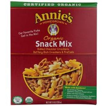 Annie's Homegrown Organic Snack Mix Bunnies 9ozs 12 Boxes