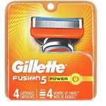 Gillette Fusion Power Razor Blades 4 Cartridges Refills