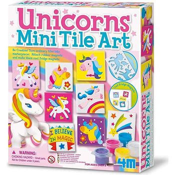 4M Unicorns Mini Tile Art