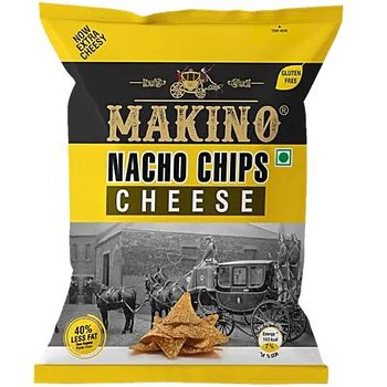 Makino Nacho Chips Cheese Lesser Fat 60g