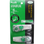 Plus Correction Tape Whiper Mini Roller WH-606R-2P