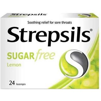 Strepsils Lozenges Box Sugar Lemon