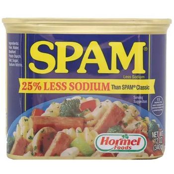 Spam Luncheon Meat - 25% Less Sodium 340g
