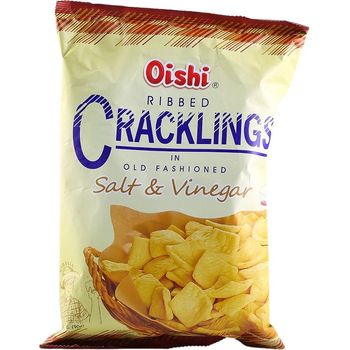 Oishi Cracklings Salt and Vinegar Shakers 90g