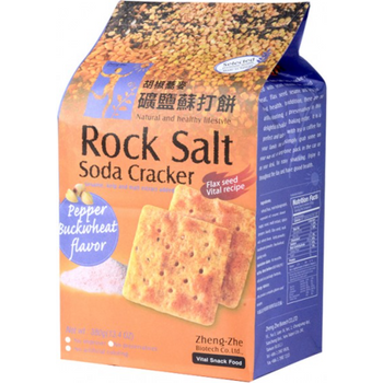 Zheng Zhe Soda Cracker Pepper Buckwheat And Flax 380g
