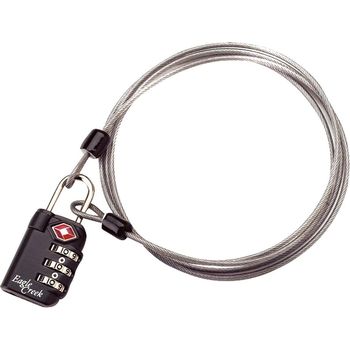Eagle Creek 3 Dial Trunk Lock Tsa Cable Lock Gray 100g