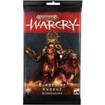 Games Workshop Warcry: Daemons of Khorn Blades of Khorne Bloodbound Card Pack