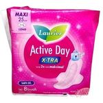 Laurier Active Day Super Maxi Wing Long 8pcs 25cm
