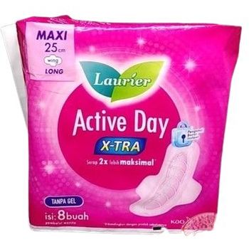 Laurier Active Day Super Maxi Wing Long 8pcs 25cm