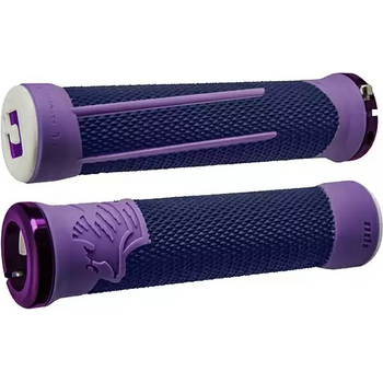 Odi AG-2 Lock-On Grips Purple/Blue