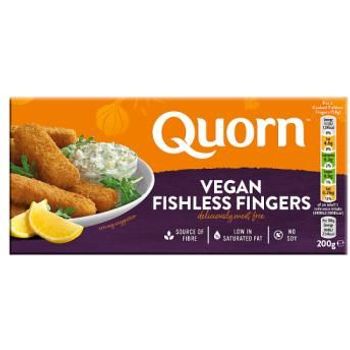 Quorn Totally Vegan 10 Fishless Fingers 200g