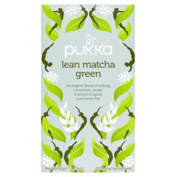 Pukka Lean Matcha Green 20 Herbal Tea Sachets 30g