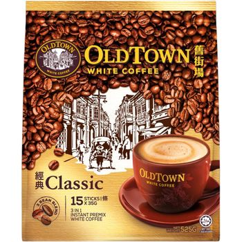 Old Town 3 in 1 Instant White Coffee Classic 15 x 38g