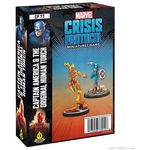 Atomic Mass Games Marvel Crisis Protocol: Captain America & the Original Human Torch