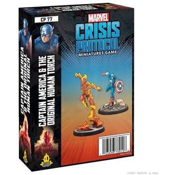 Atomic Mass Games Marvel Crisis Protocol: Captain America & the Original Human Torch
