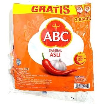 ABC Sambal Asli Chili Sauce 8g x 22 Sachets